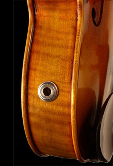 AES London 5-string violin side